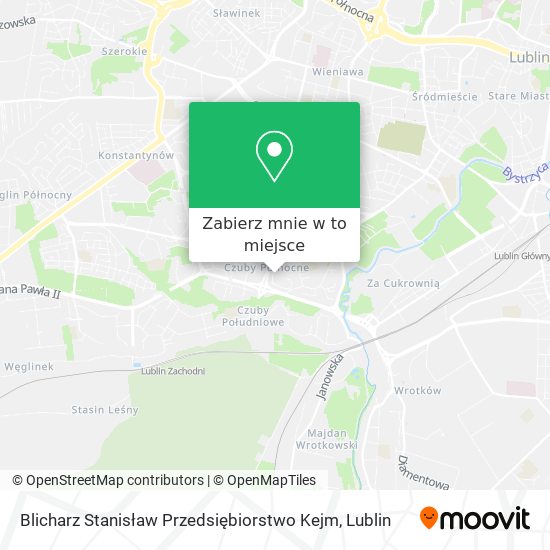 Mapa Blicharz Stanisław Przedsiębiorstwo Kejm