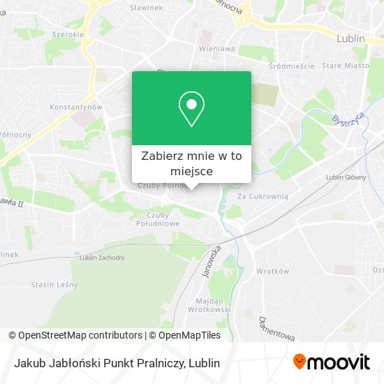 Mapa Jakub Jabłoński Punkt Pralniczy