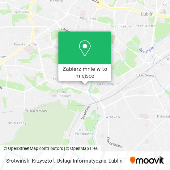 Mapa Słotwiński Krzysztof. Usługi Informatyczne