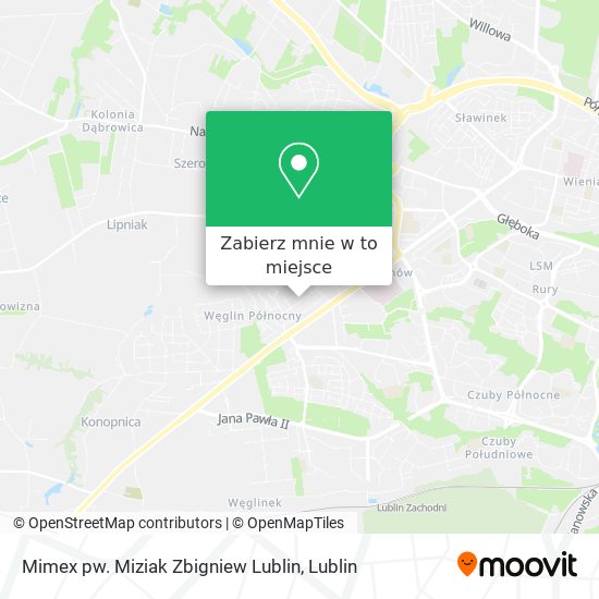 Mapa Mimex pw. Miziak Zbigniew Lublin