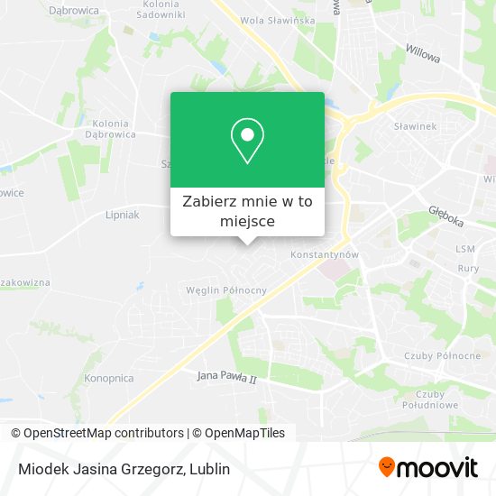 Mapa Miodek Jasina Grzegorz