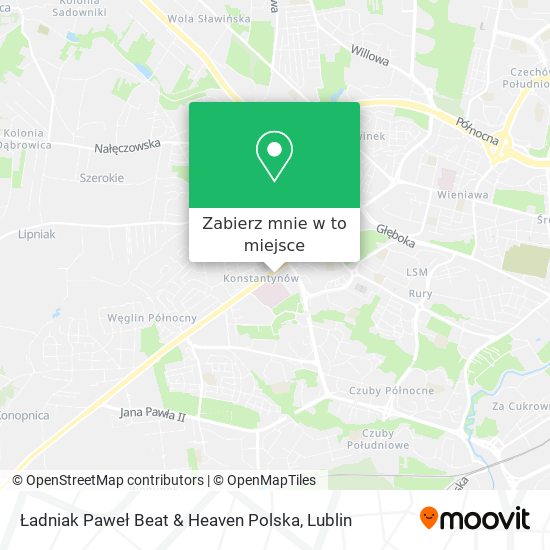 Mapa Ładniak Paweł Beat & Heaven Polska
