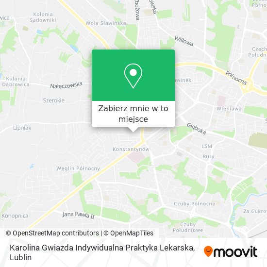 Mapa Karolina Gwiazda Indywidualna Praktyka Lekarska