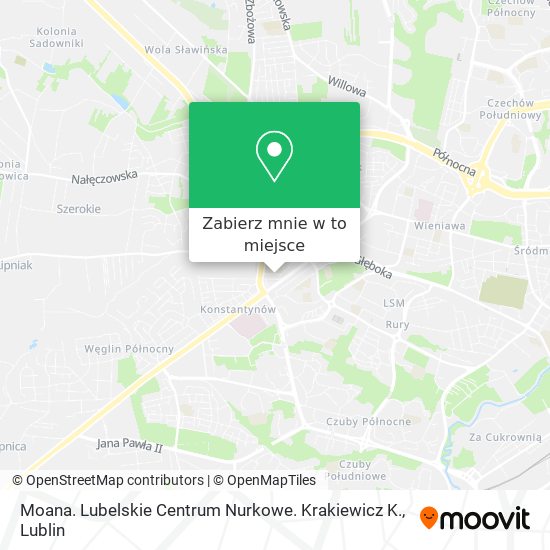 Mapa Moana. Lubelskie Centrum Nurkowe. Krakiewicz K.