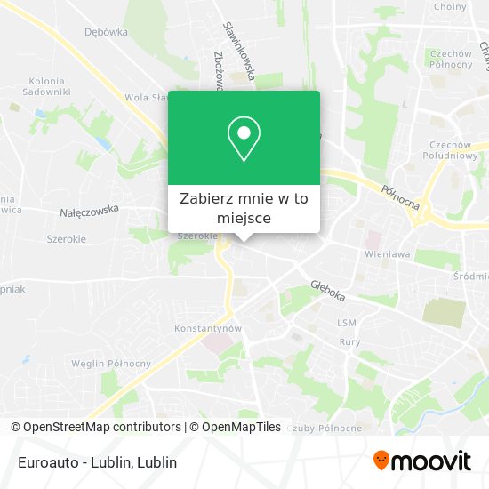 Mapa Euroauto - Lublin