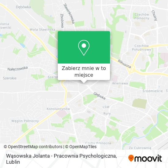 Mapa Wąsowska Jolanta - Pracownia Psychologiczna