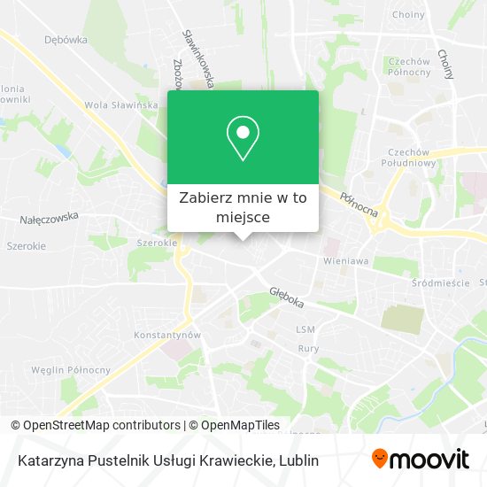 Mapa Katarzyna Pustelnik Usługi Krawieckie