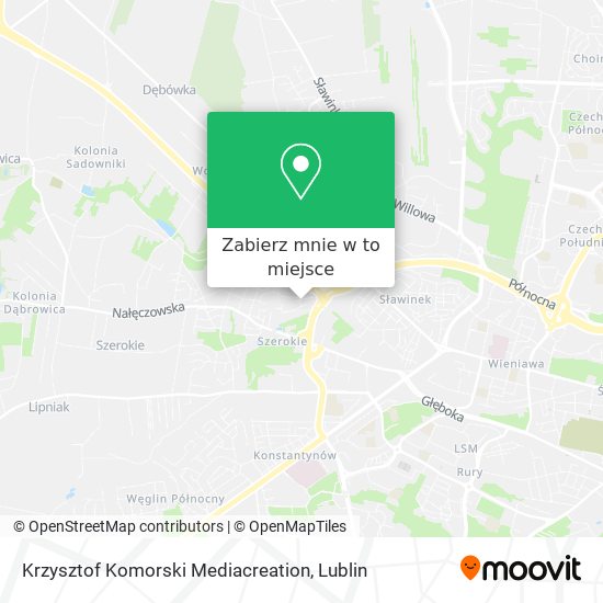 Mapa Krzysztof Komorski Mediacreation