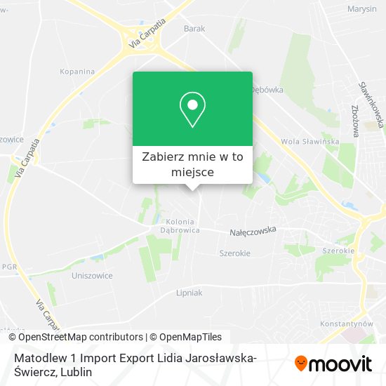 Mapa Matodlew 1 Import Export Lidia Jarosławska-Świercz