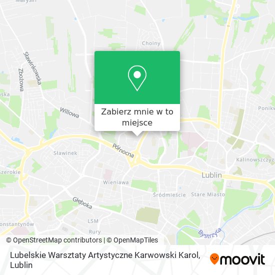 Mapa Lubelskie Warsztaty Artystyczne Karwowski Karol
