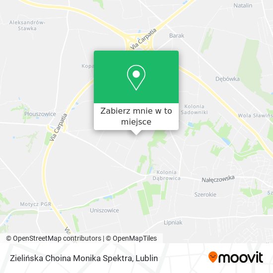 Mapa Zielińska Choina Monika Spektra