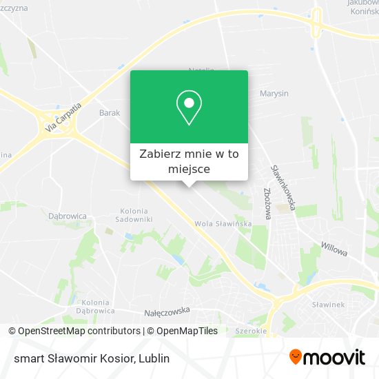 Mapa smart Sławomir Kosior