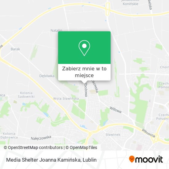 Mapa Media Shelter Joanna Kamińska