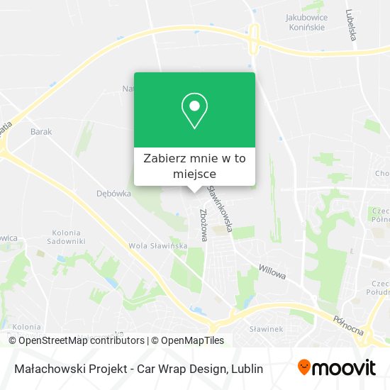 Mapa Małachowski Projekt - Car Wrap Design