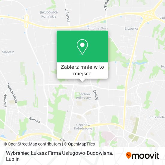 Mapa Wybraniec Łukasz Firma Usługowo-Budowlana