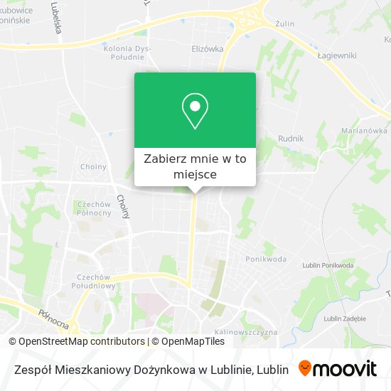 Mapa Zespół Mieszkaniowy Dożynkowa w Lublinie