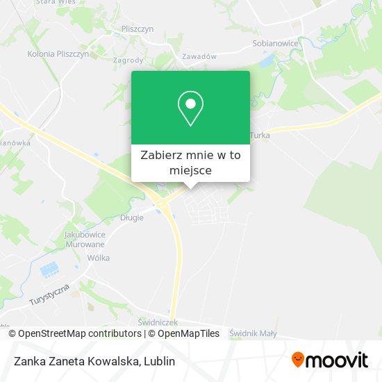 Mapa Zanka Zaneta Kowalska