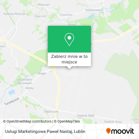 Mapa Usługi Marketingowe Paweł Nastaj