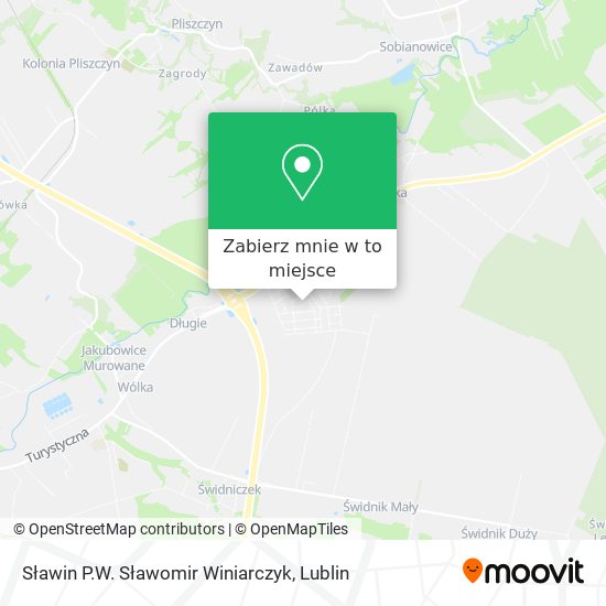 Mapa Sławin P.W. Sławomir Winiarczyk