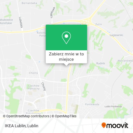 Mapa IKEA Lublin