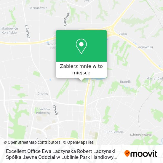 Mapa Excellent Office Ewa Laczynska Robert Laczynski Spólka Jawna Oddzial w Lublinie Park Handlowy IKEA