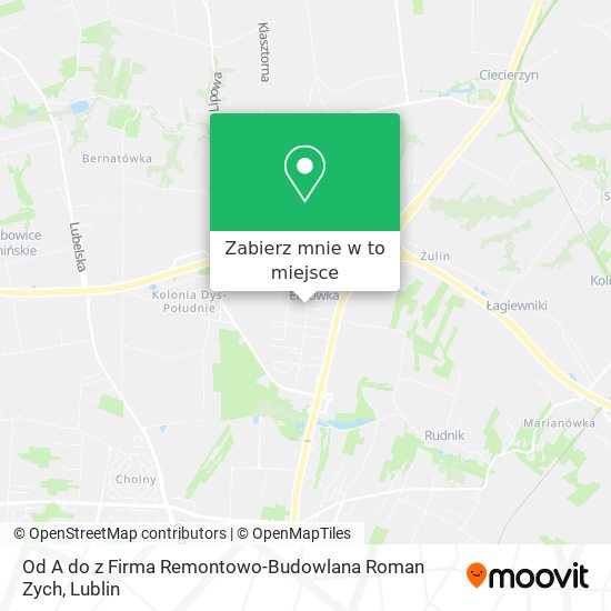 Mapa Od A do z Firma Remontowo-Budowlana Roman Zych