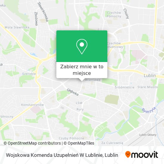 Mapa Wojskowa Komenda Uzupełnień W Lublinie