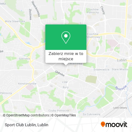 Mapa Sport Club Lublin
