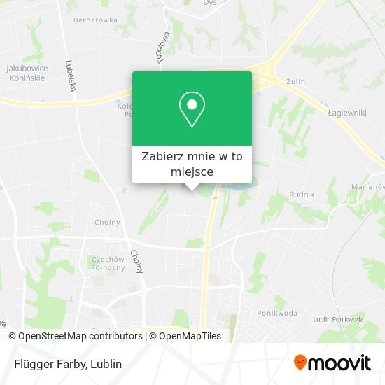 Mapa Flügger Farby