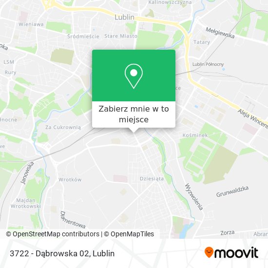 Mapa 3722 - Dąbrowska 02