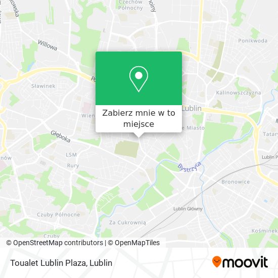 Mapa Toualet Lublin Plaza