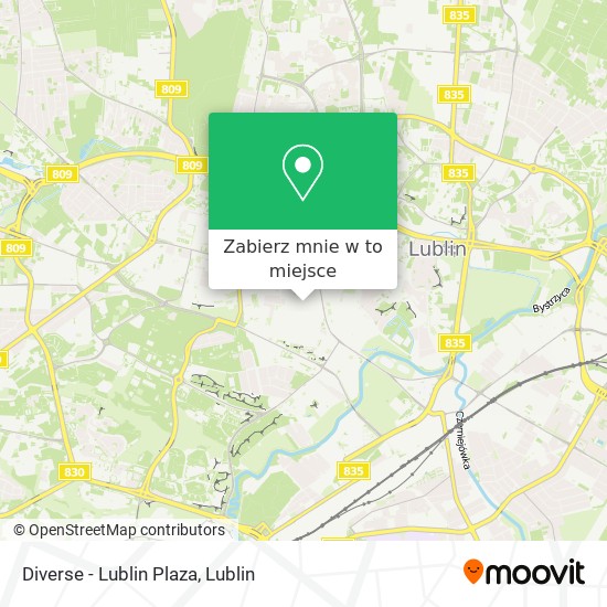 Mapa Diverse - Lublin Plaza