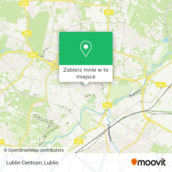 Mapa Lublin Centrum
