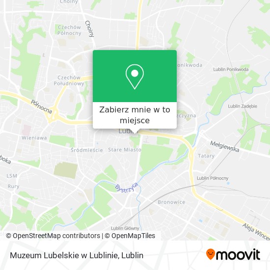Mapa Muzeum Lubelskie w Lublinie