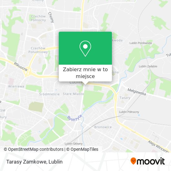 Mapa Tarasy Zamkowe