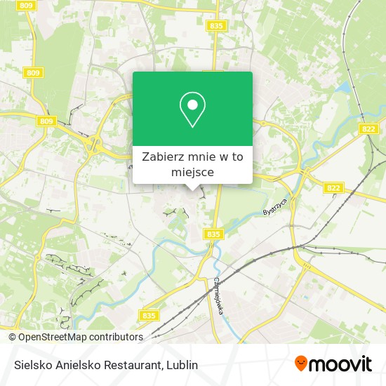 Mapa Sielsko Anielsko Restaurant