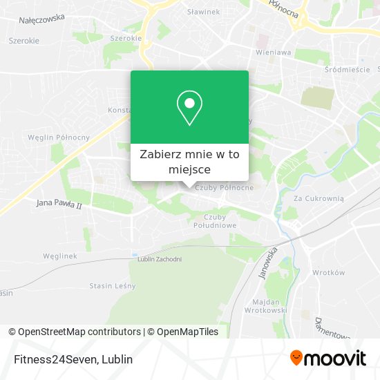 Mapa Fitness24Seven