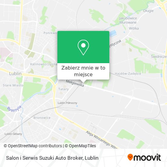 Mapa Salon i Serwis Suzuki Auto Broker