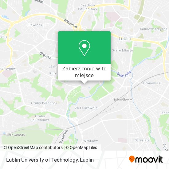 Mapa Lublin University of Technology