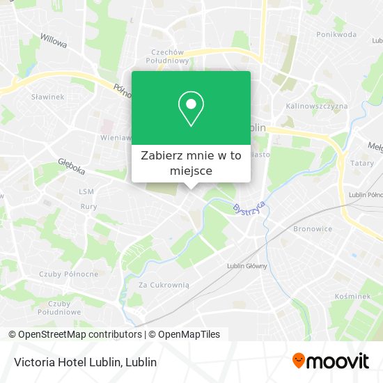 Mapa Victoria Hotel Lublin