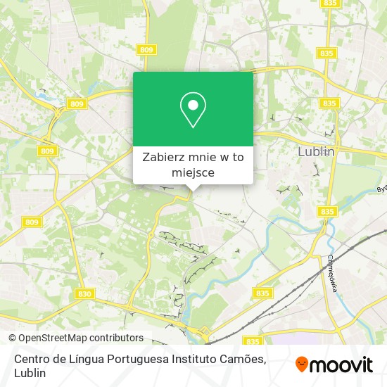 Mapa Centro de Língua Portuguesa Instituto Camões