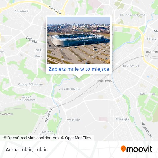 Mapa Arena Lublin