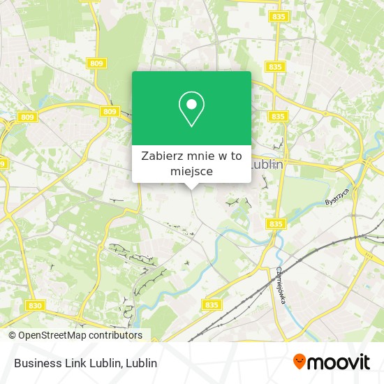 Mapa Business Link Lublin