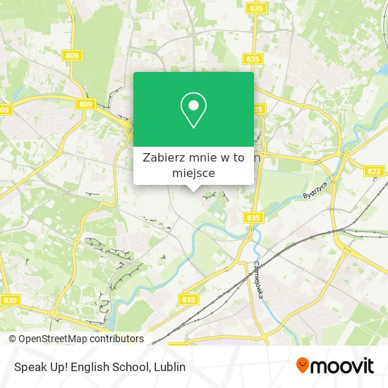 Mapa Speak Up! English School