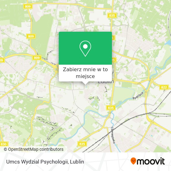 Mapa Umcs Wydzial Psychologii