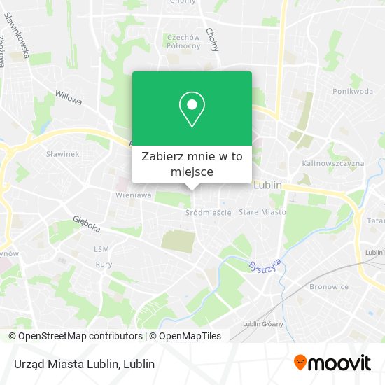 Mapa Urząd Miasta Lublin
