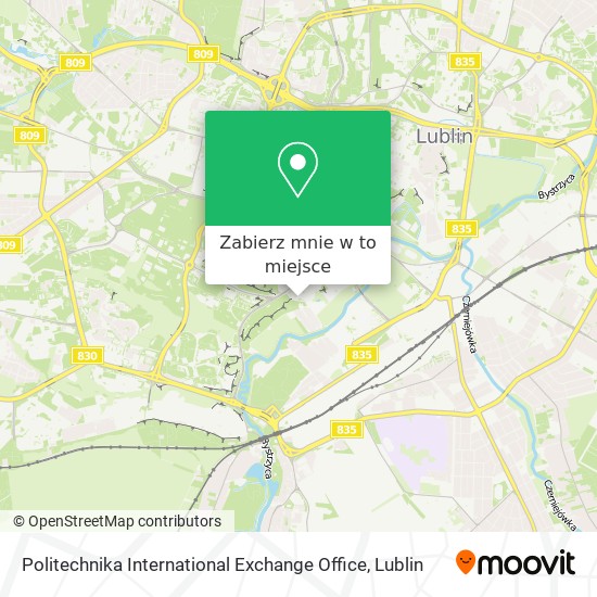 Mapa Politechnika International Exchange Office