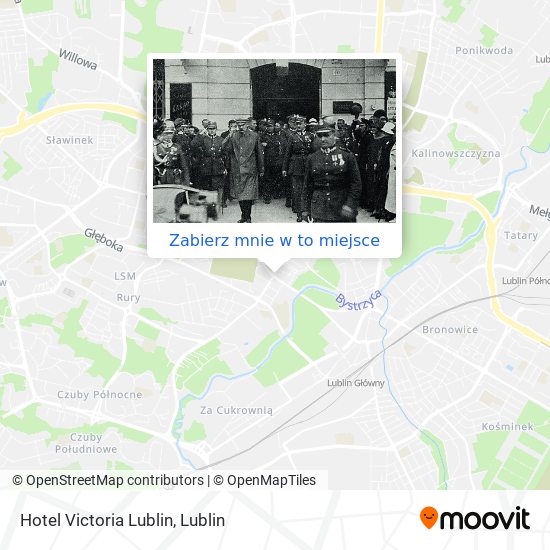 Mapa Hotel Victoria Lublin