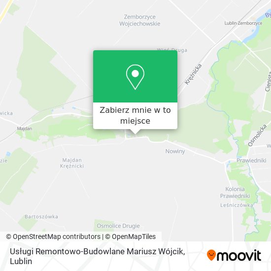 Mapa Usługi Remontowo-Budowlane Mariusz Wójcik