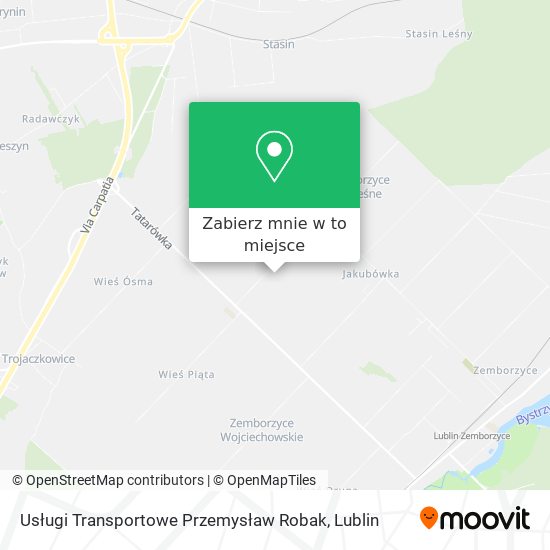 Mapa Usługi Transportowe Przemysław Robak